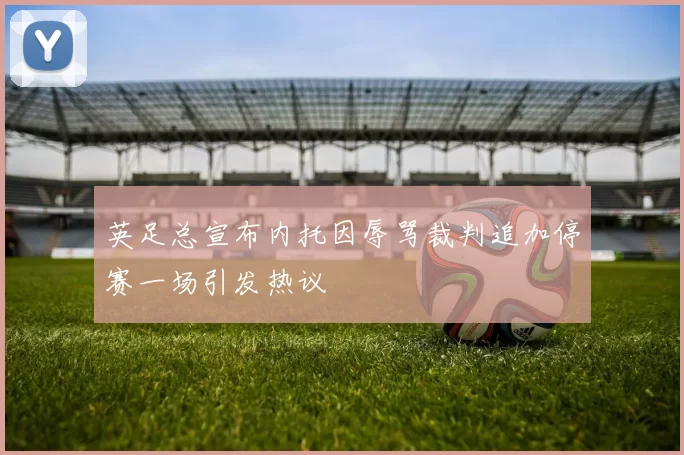 英足总宣布内托因辱骂裁判追加停赛一场引发热议